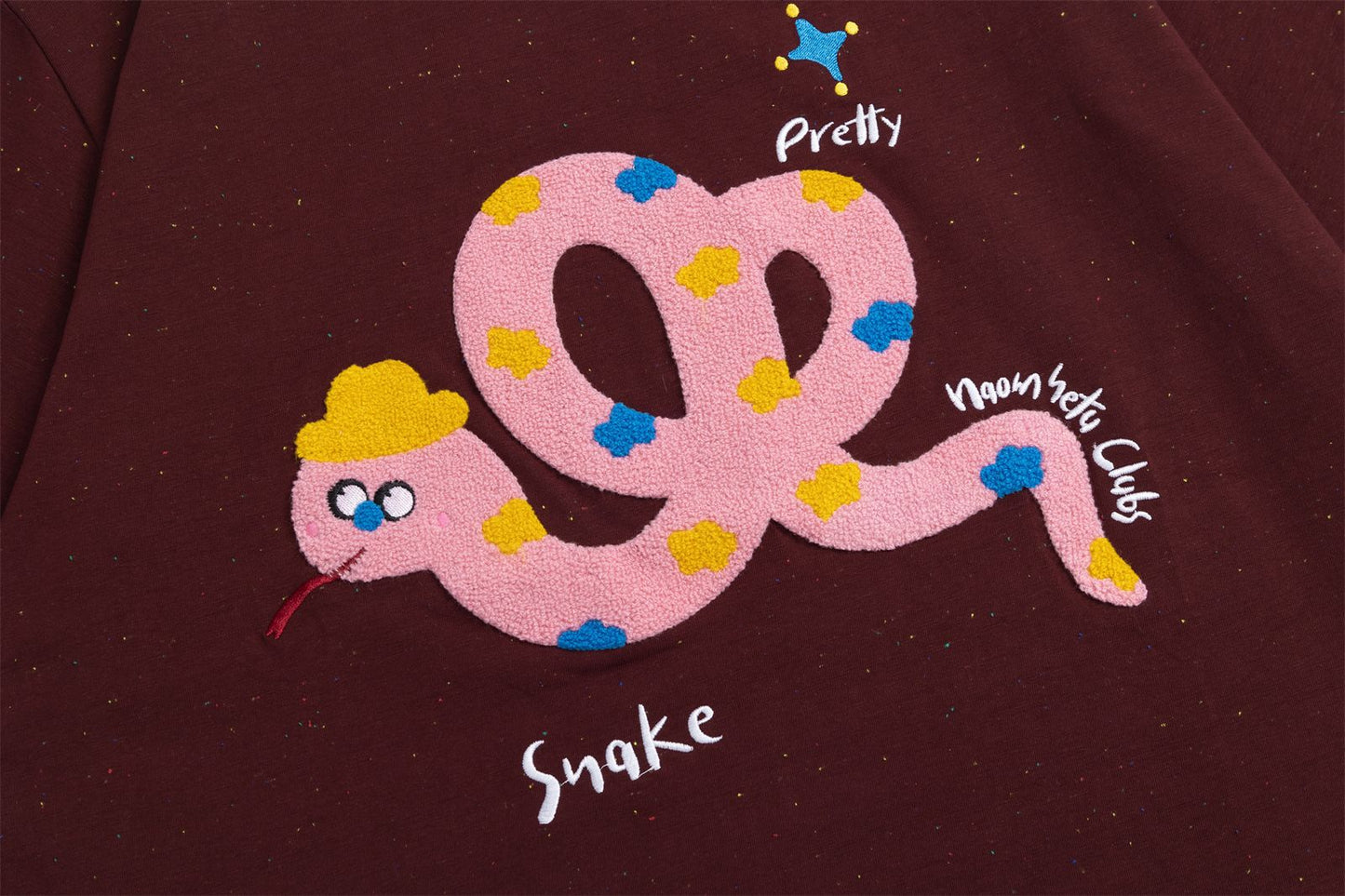 Cartoon Snake Print Short Sleeve T-Shirt WN26756