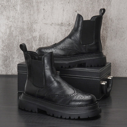 Platform Lug Sole Chelsea Boots WN24825