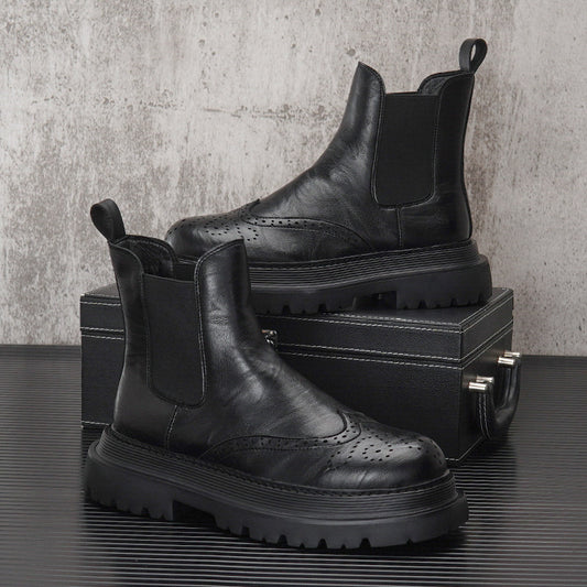 Platform Lug Sole Chelsea Boots WN24825