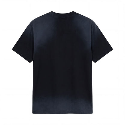 Rivet Wash Damage Cotton Short Sleeve T-Shirt WN25595