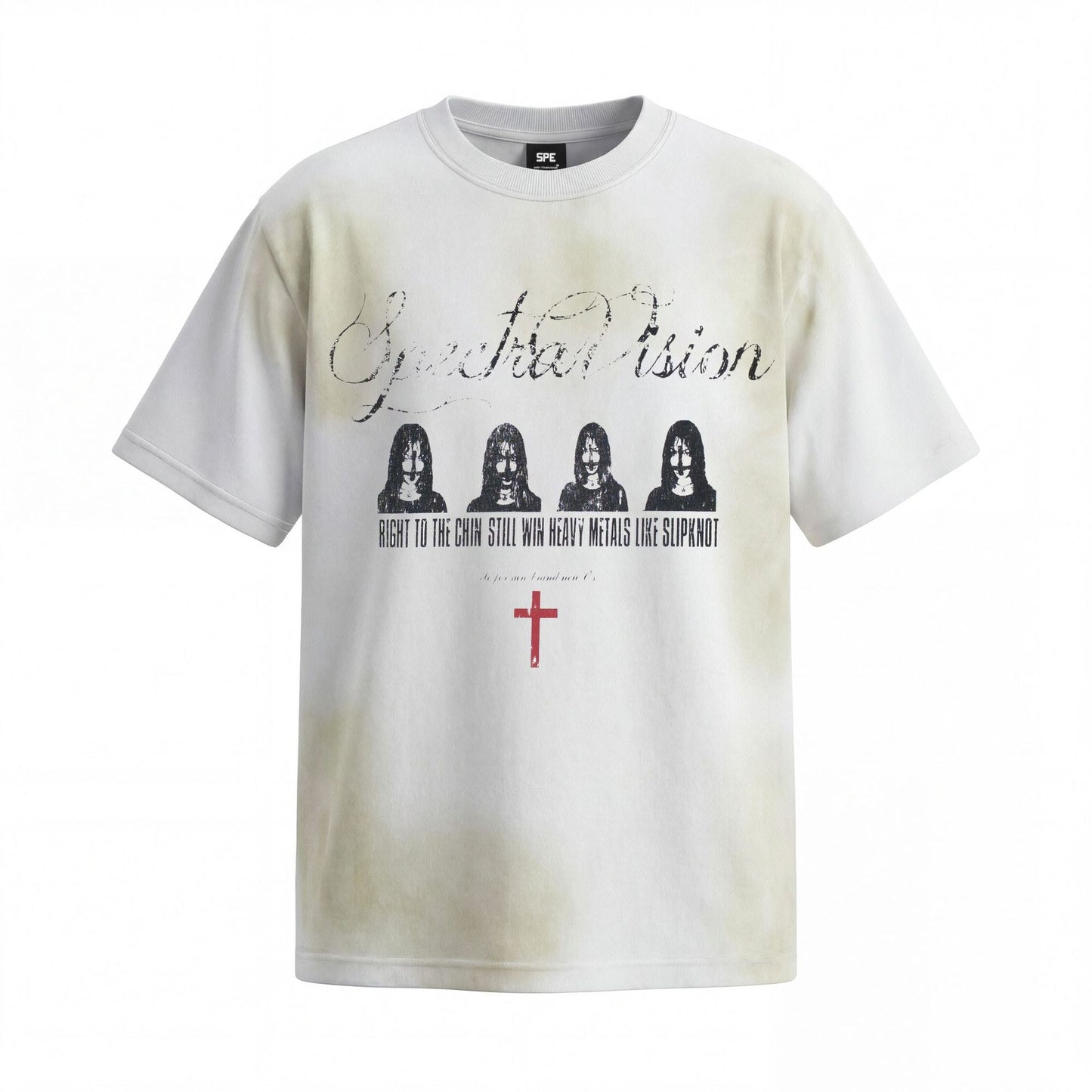 Washed Graphic Print Short Sleeve T-Shirt WN25744