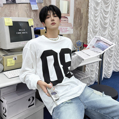 Oversize Letter Long Sleeve T-Shirt WN25075