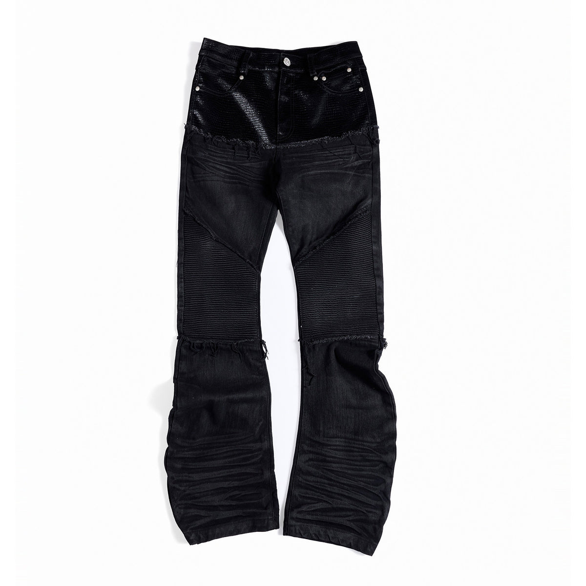 Pleats Stacked Pants WN27437