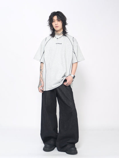 Oversize Damage Short Sleeve T-Shirt WN24429