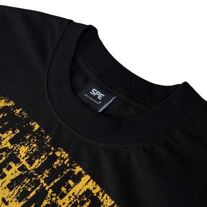 Rock Graphic Print Drop-Shoulder Oversize Short Sleeve T-Shirt WN27931