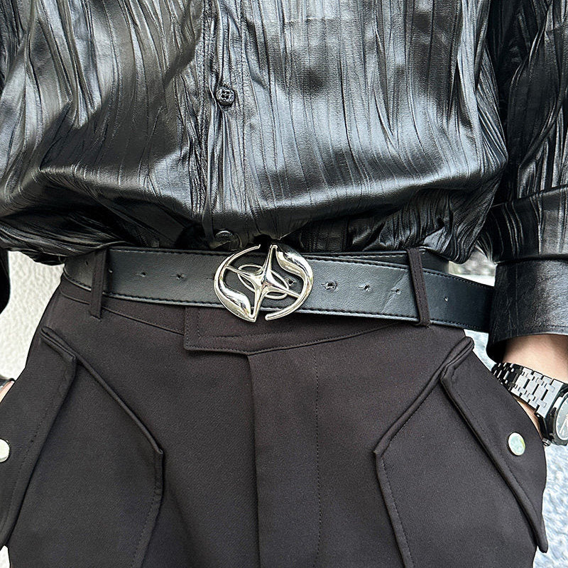 3 Buckle Styles Metal Buckle Belt WN25080