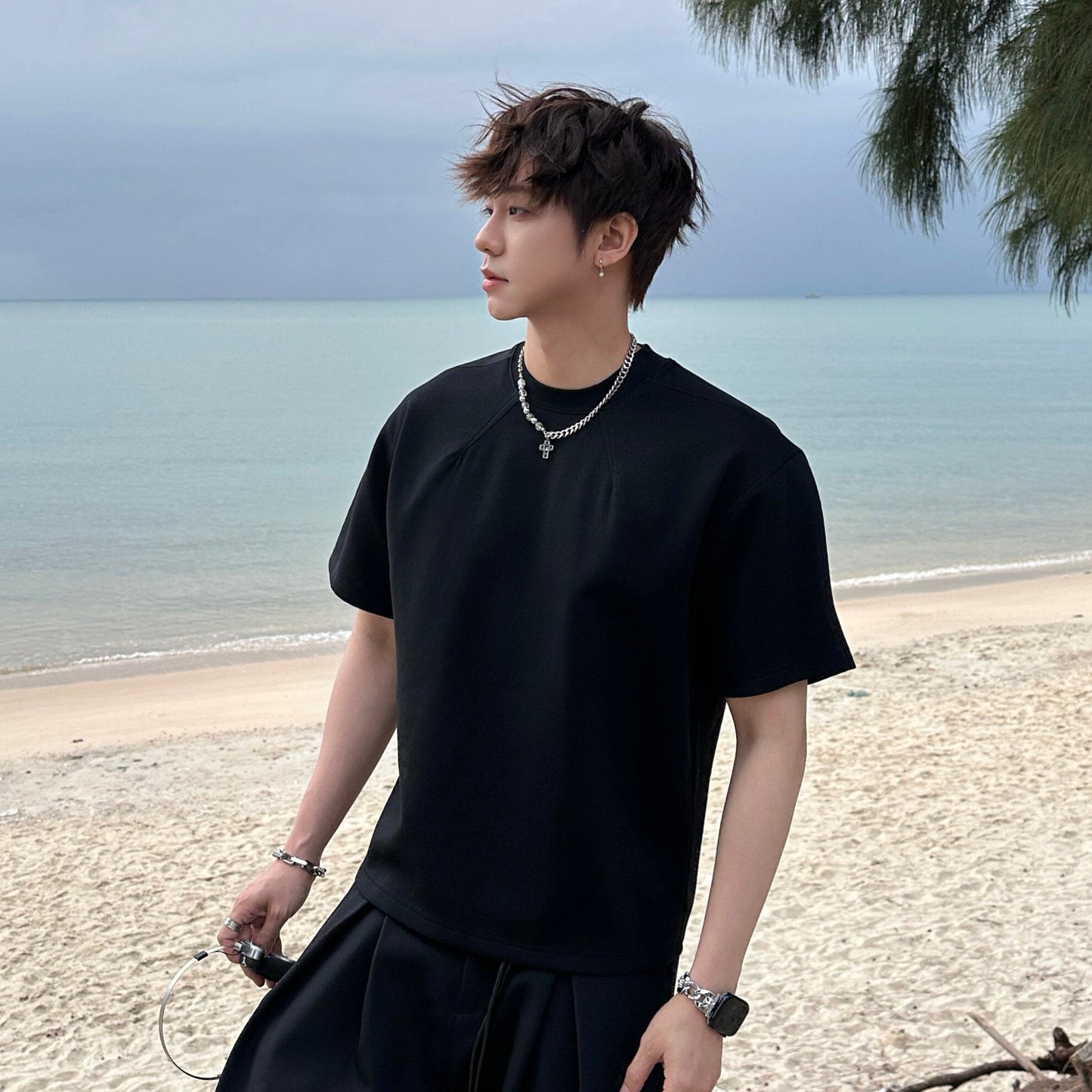 Plain Short Sleeve T-Shirt WN25186