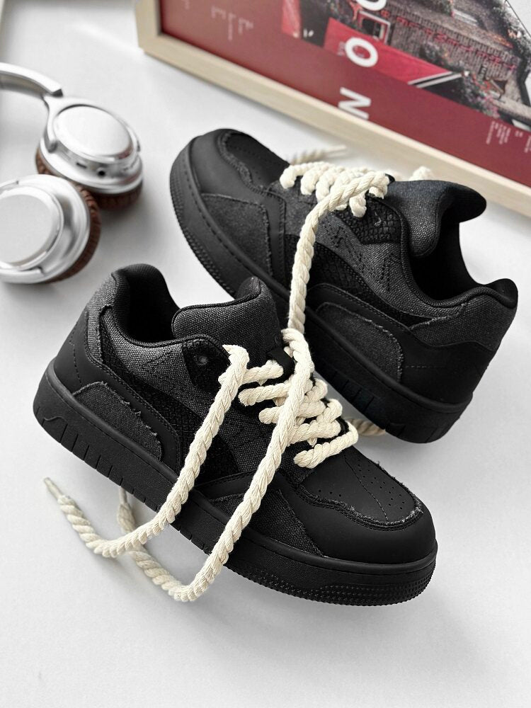 Rope Lace Platform Sneakers WN24525