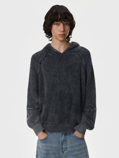 Short Knit Hoodie WN21399