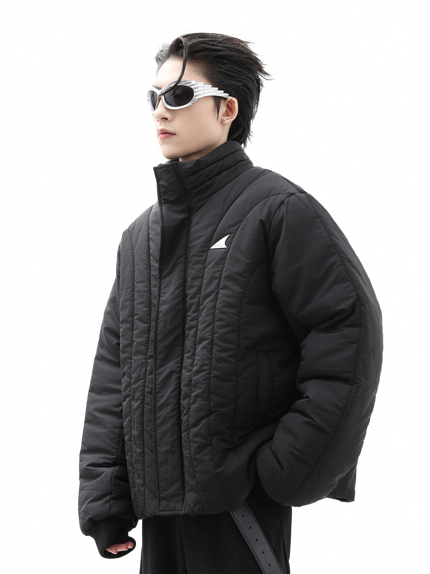 Short Standing-Collar Puffer Jacket WN10285