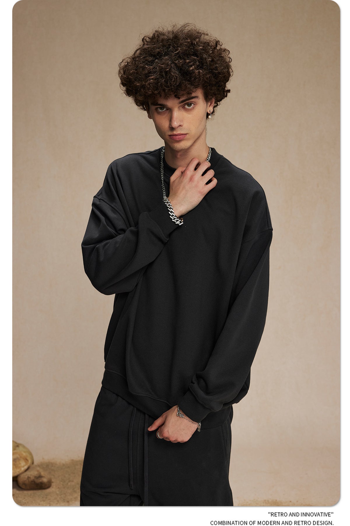 Oversize Crewneck Sweatshirt WN9972