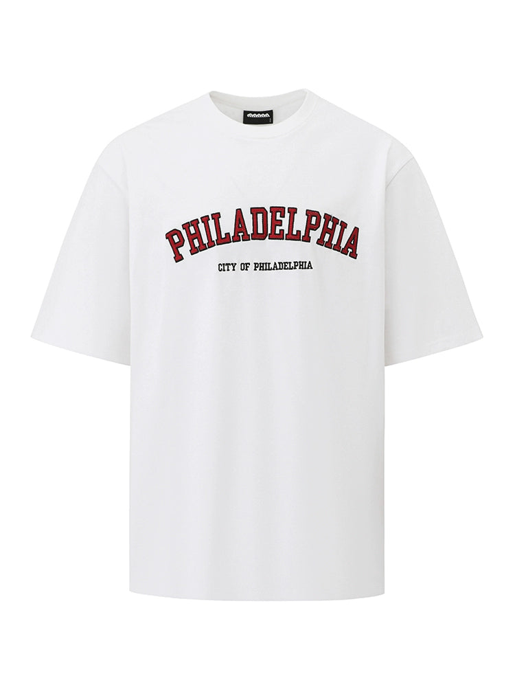 Letter Print Short Sleeve T-Shirt WN20260