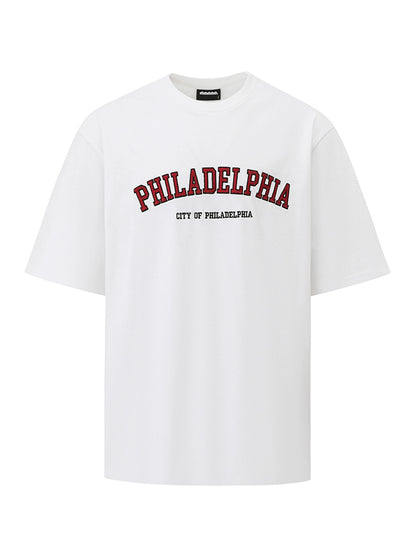 Letter Print Short Sleeve T-Shirt WN20260