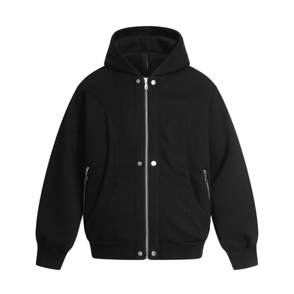 Deconstructed Oversize Zipper Hoodie WN24456
