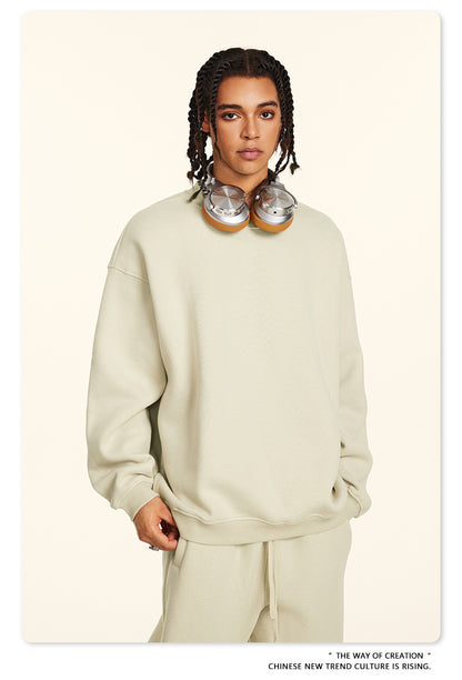 Fleece Lining Oversize Sweatshirt WN9928