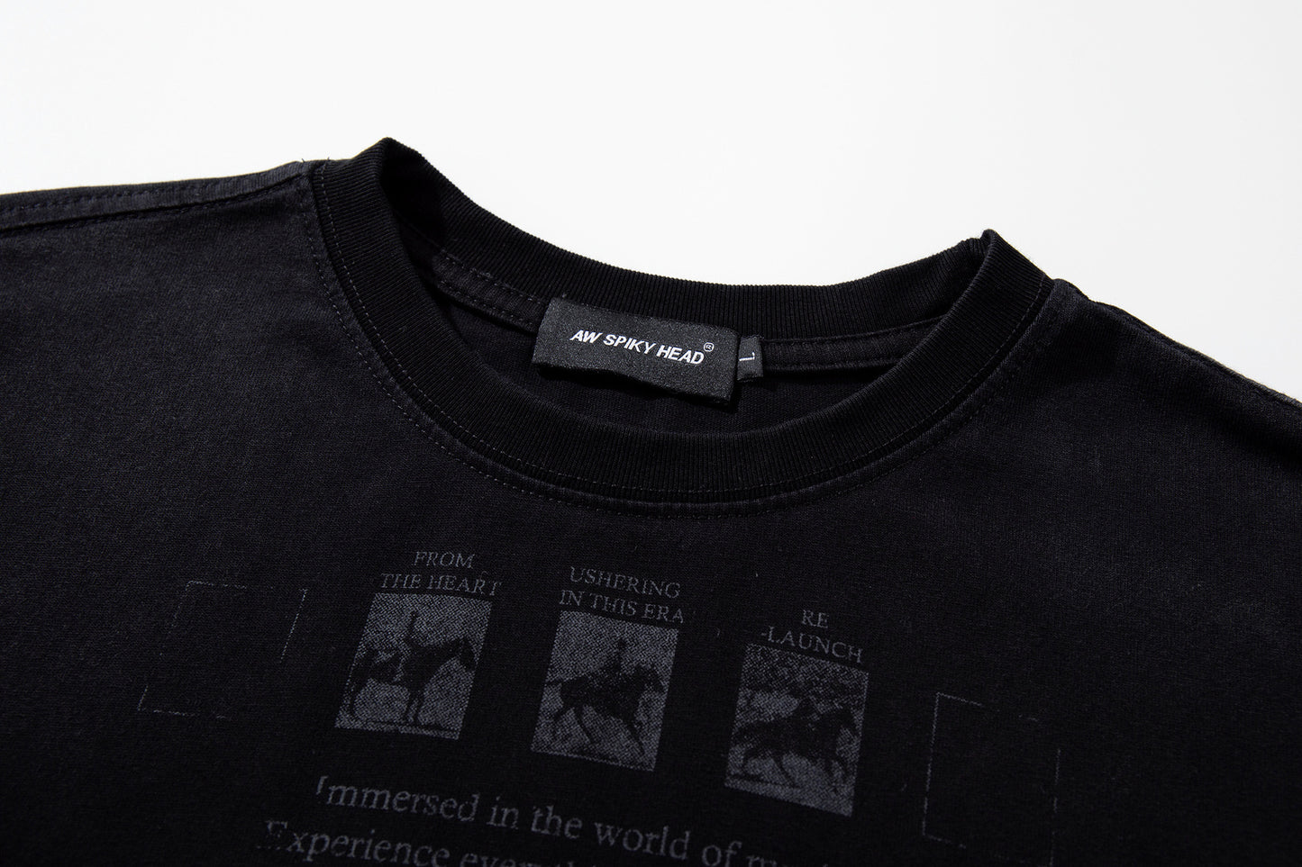 Graphic Print Pocket Design Short Sleeve T-Shirt WN25383