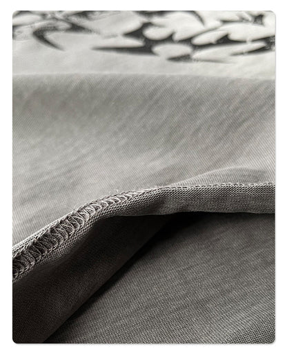 Graphic Print Oversize Short Sleeve T-Shirt WN16267