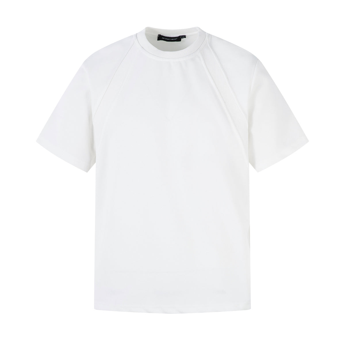 Heavyweight Air Layer Patchwork Oversize Short Sleeve T-Shirt WN26905