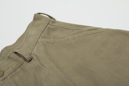 Wide Leg Curved Pants WN25470