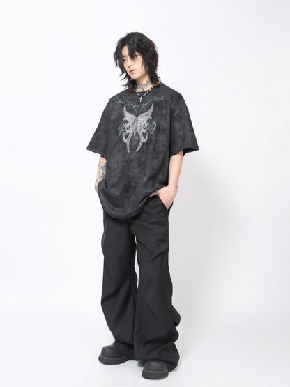 Graphic Print Oversize Short Sleeve T-Shirt WN24469