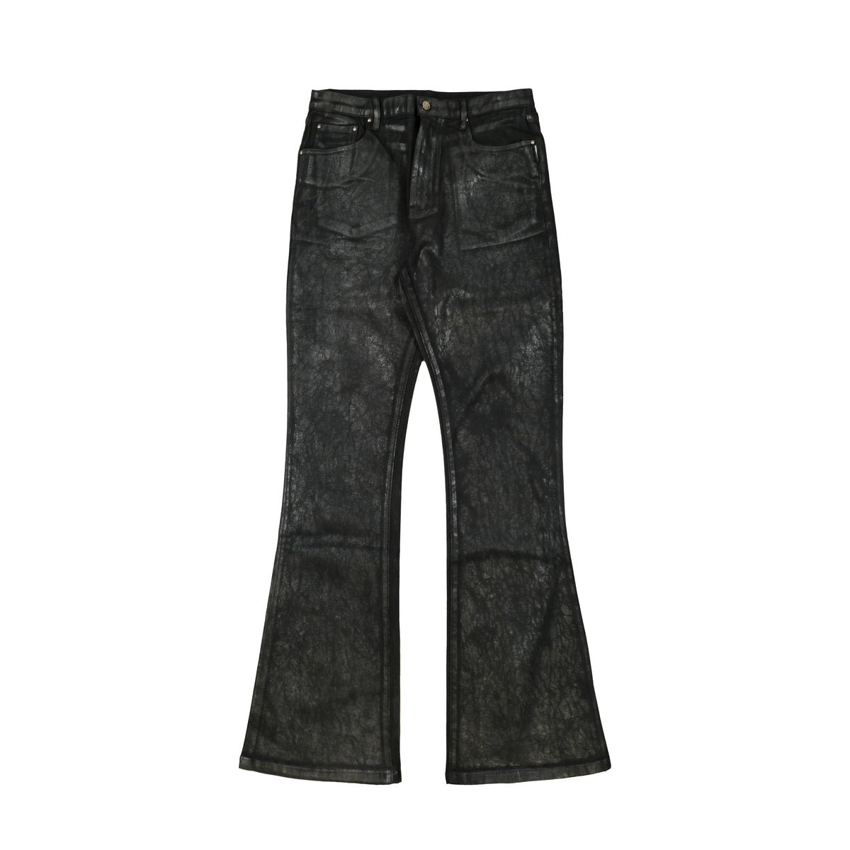 Coated Flare Denim Jeans WN26673