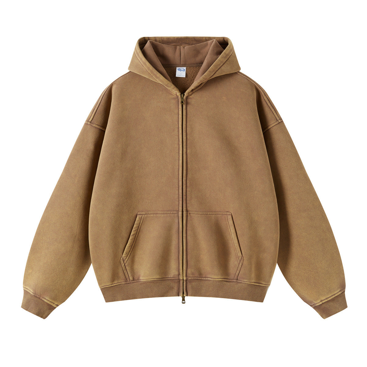 Vintage Dyed Heavyweight Zipper Hoodie WN6646