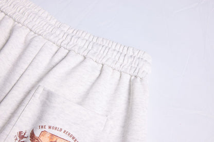 Print Barrel Leg Sweatpants WN26065