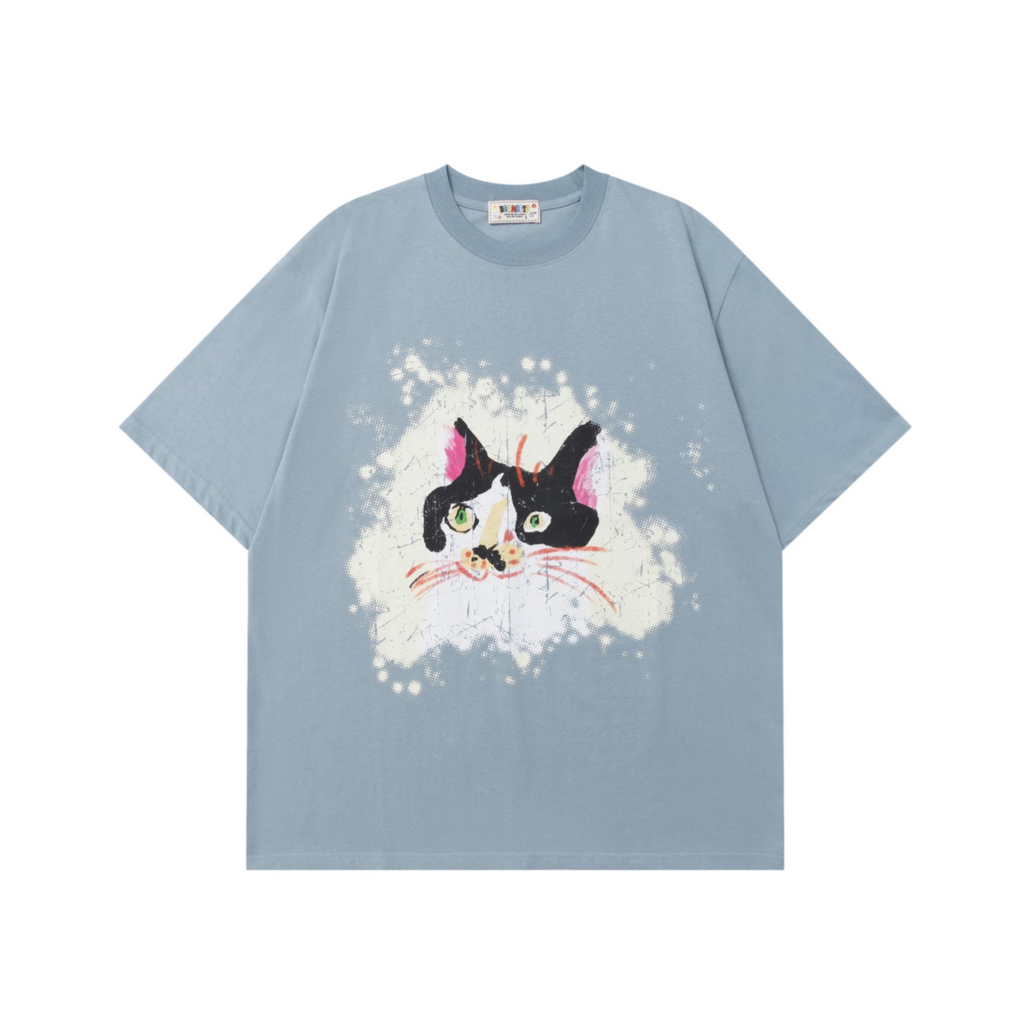 Cartoon Print Short Sleeve T-Shirt WN26777