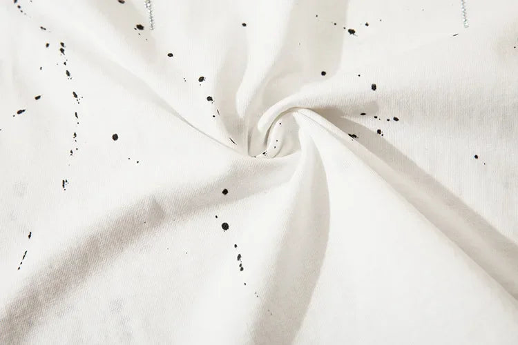 Letter Rhinestone Long Sleeve T-Shirt WN15031