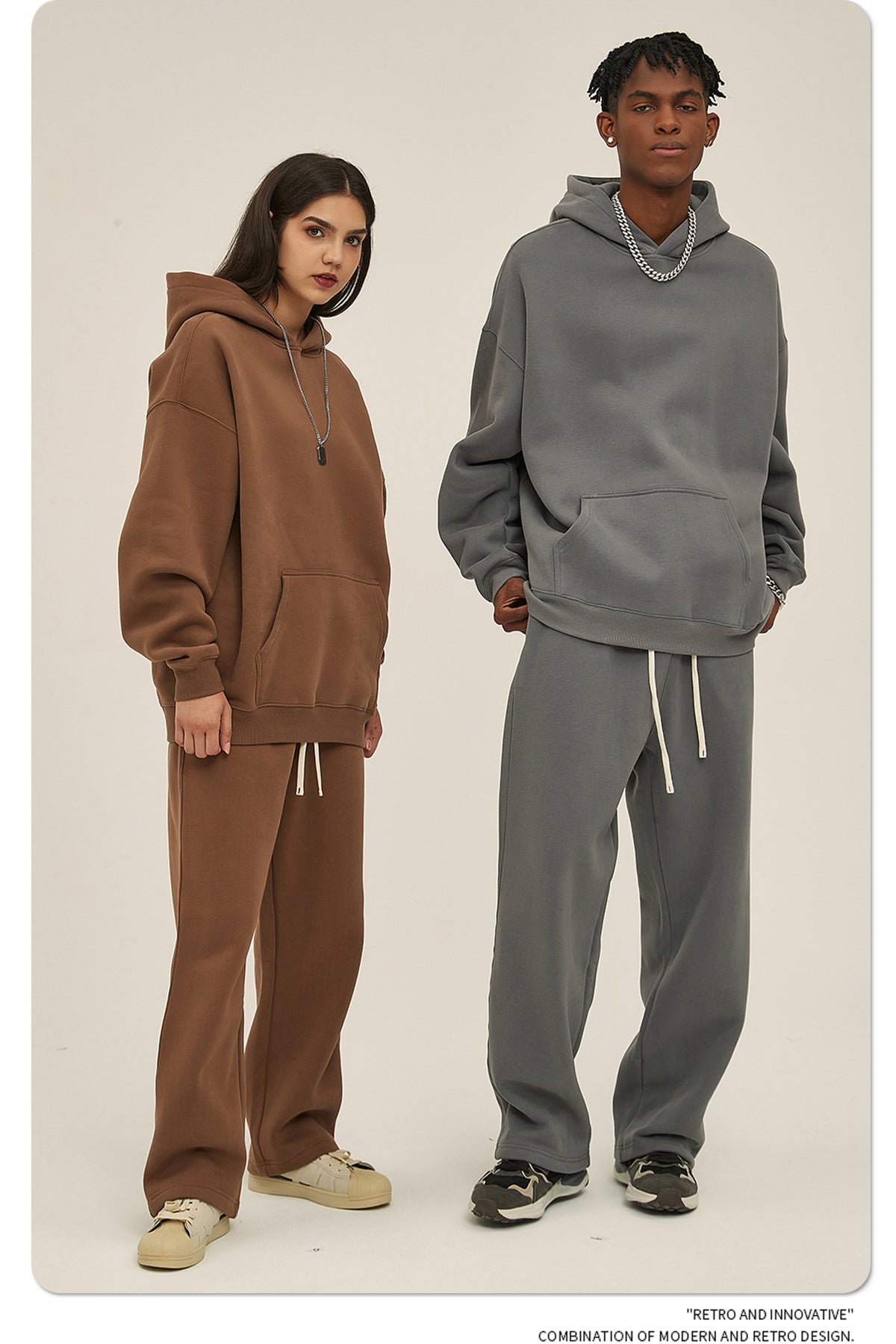 Oversize Heavyweight Hoodie & Heavyweight Sweatpants Setup WN6638