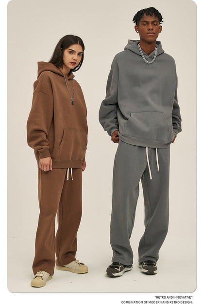 Oversize Heavyweight Hoodie & Heavyweight Sweatpants Setup WN6638-K