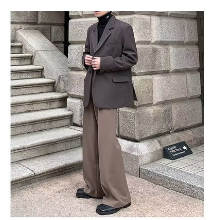 Tuck-in Drape Flare Trousers WN19119-K