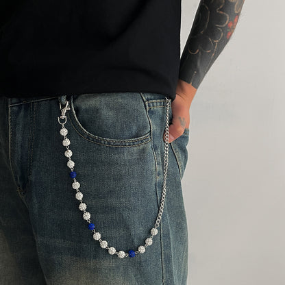 Clay Bead Ball Pants Chain WN21059