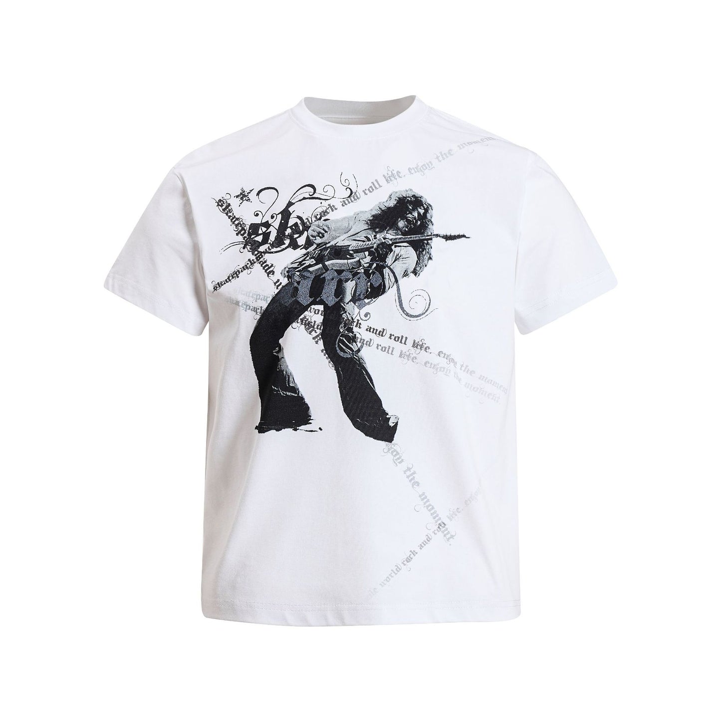 Abstract Pattern Short Sleeve T-Shirt WN25926