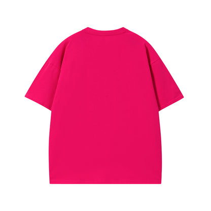 3D Heart Letter Embroidery Short Sleeve T-Shirt WN26923