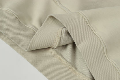 Spray Paint Wash Raw Edge Pullover Hoodie WN25713