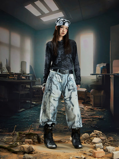 3D Print Denim Jeans WN20555