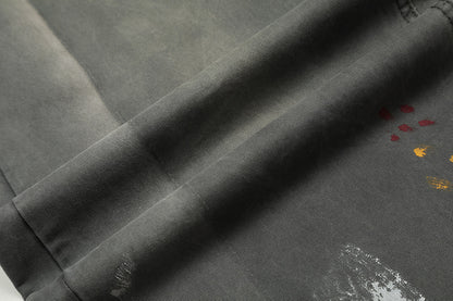 Wash Paint Mid-Rise Straight Denim Jeans WN18530