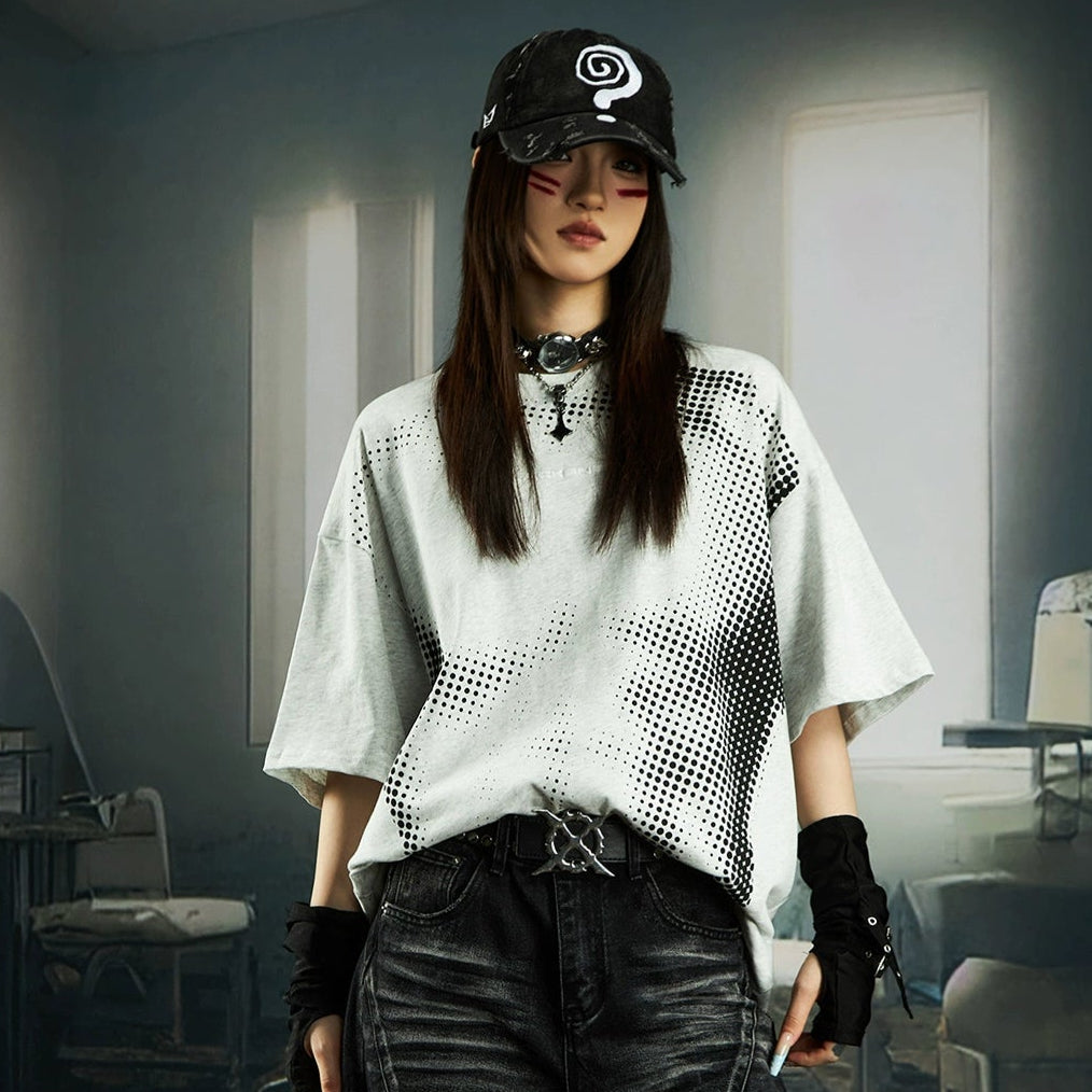 Heavyweight Print Pure Cotton Short Sleeve T-Shirt WN20551