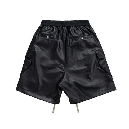 Matte Coated Cargo Half Pants WN16173