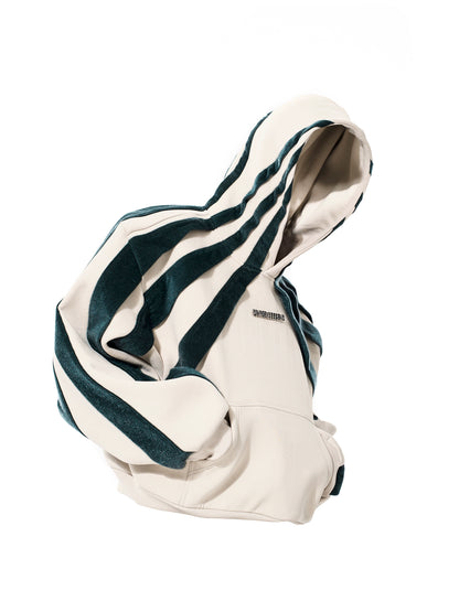 Two Mix Color Design Fleece Hoodie WN22650