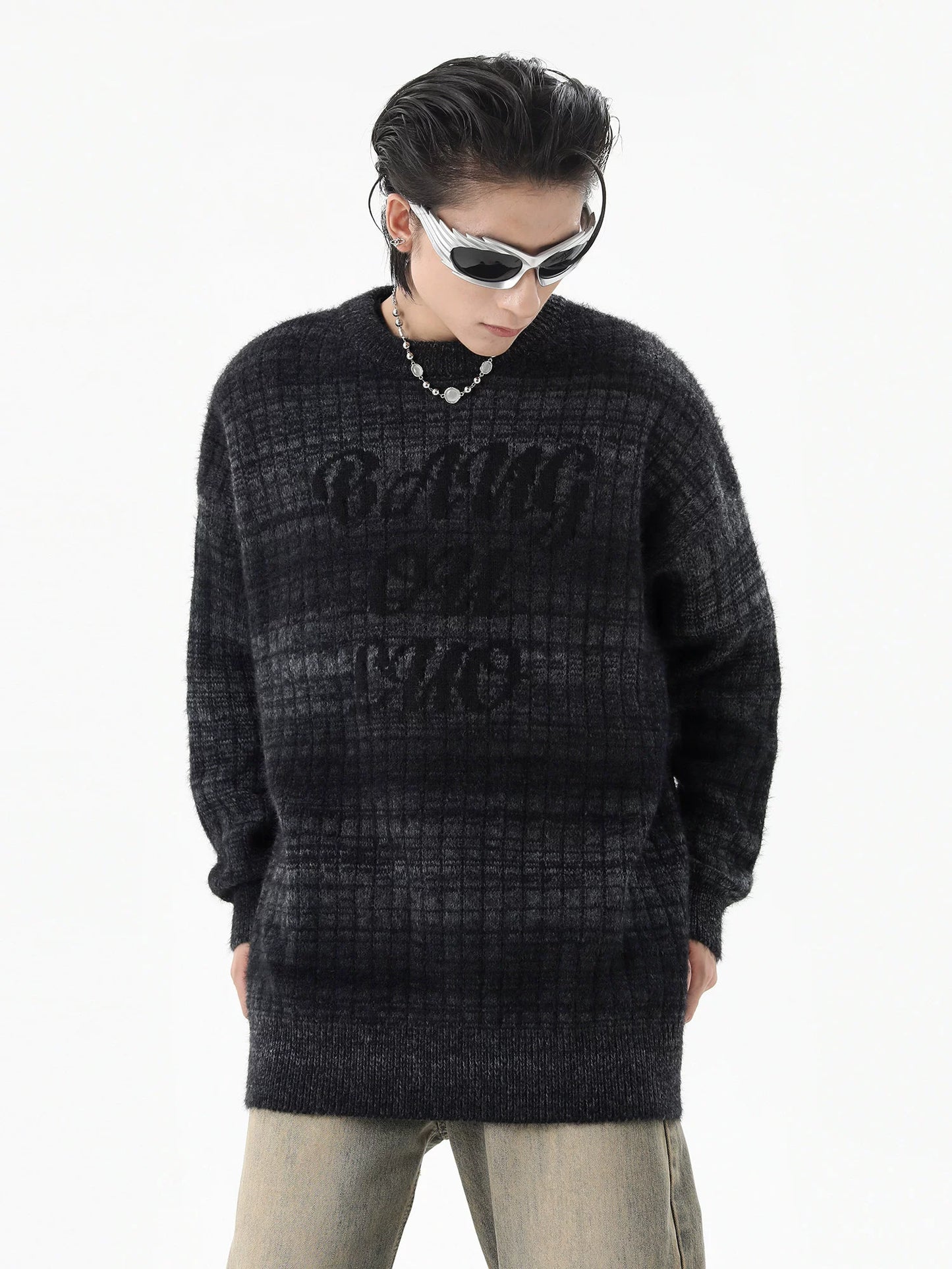 Thick Oversize Knit Sweater WN10307