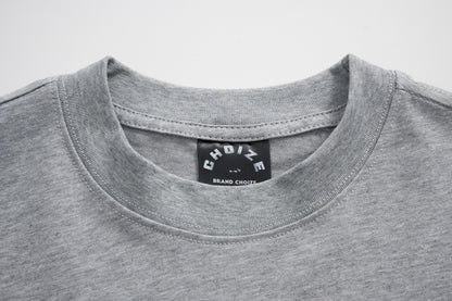 Portrait Letter Print Short Sleeve T-Shirt WN25415
