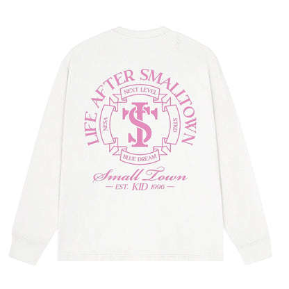 Letter Print Long Sleeve T-Shirt WN12030