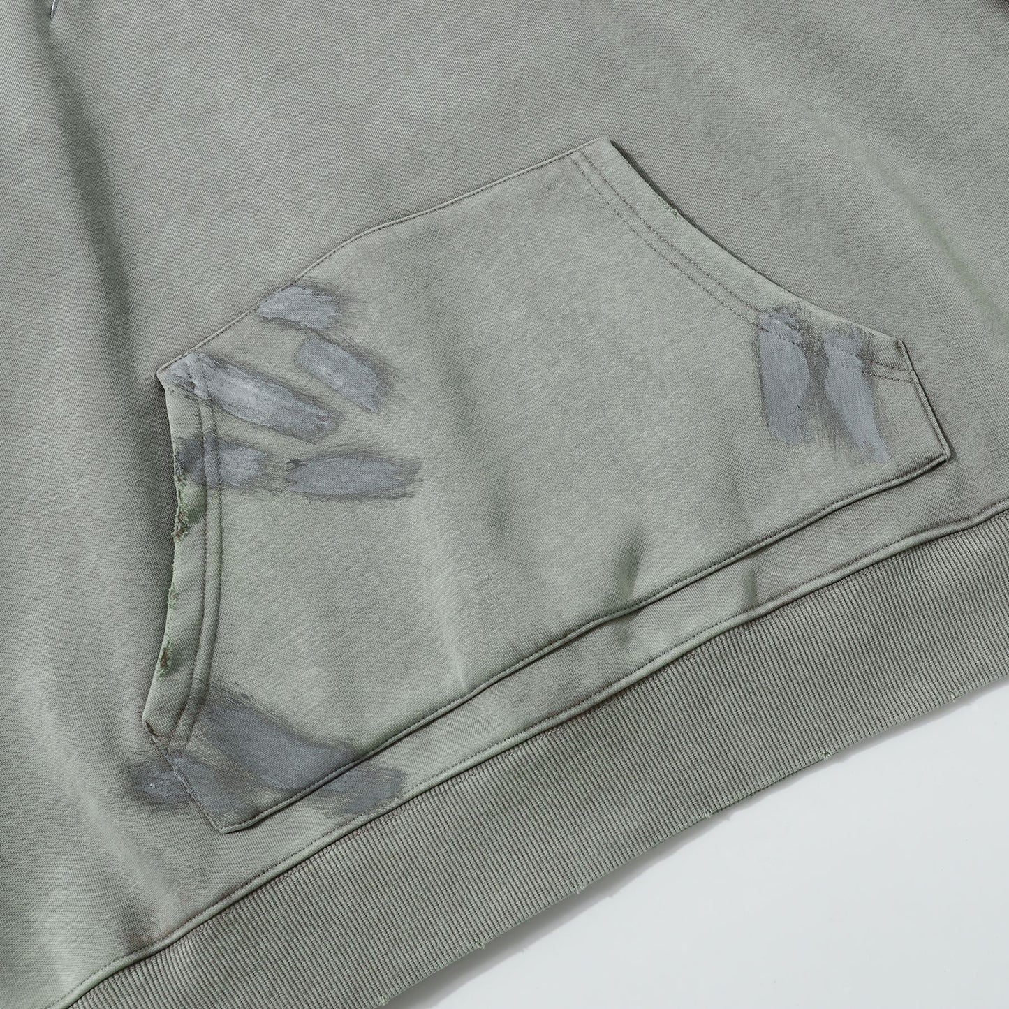 Heavyweight Washed Fleece Lining Pullover Hoodie WN25682