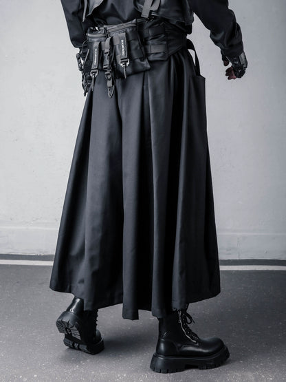 A-Line Cropped Wide Leg Pants WN22445