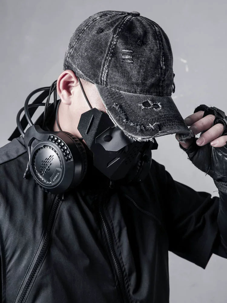 Damage Wash Strap Metal Buckle Cap WN22542