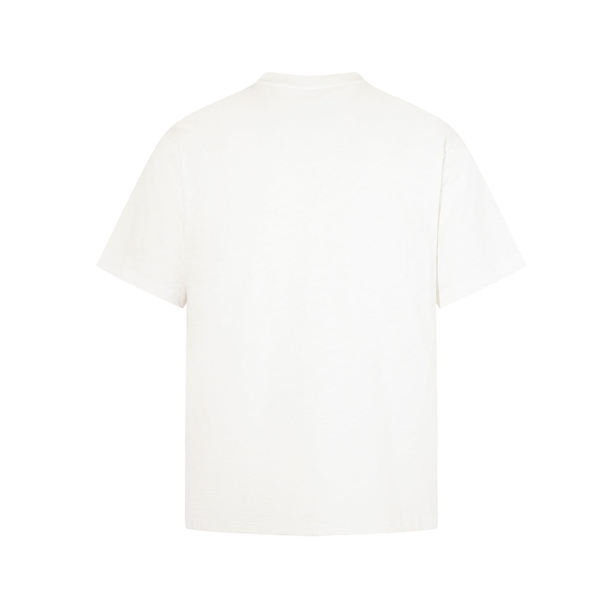 Slub Cotton Graphic Print Short Sleeve T-Shirt WN25705