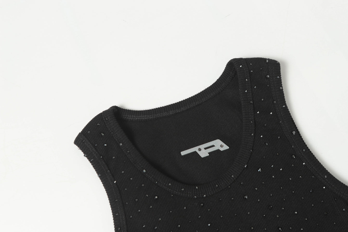 Studs Rhinestone Tank Top WN25551