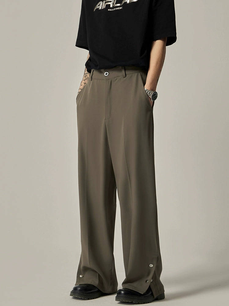 Wide Leg Straight Trousers WN6181